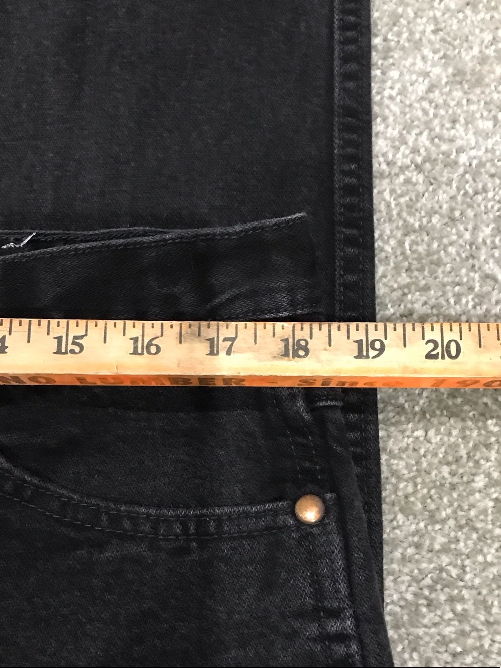 Wrangler Men's Black Bootcut Jeans 36x32 - Picture 4 of 7